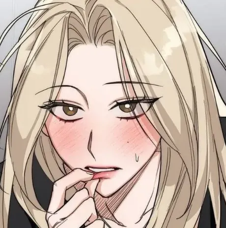 Cha Iseul close-up in Drunken My Boss — long pale hair, hand to her mouth
